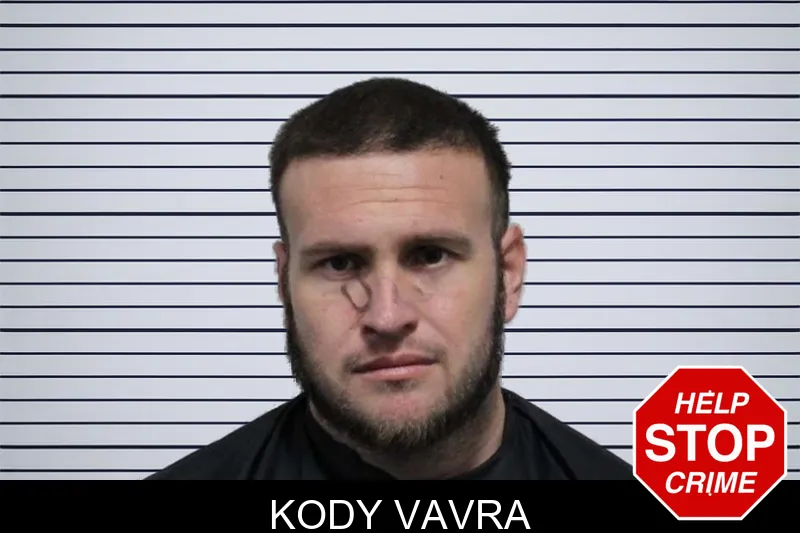 Kody Vavra mugshot