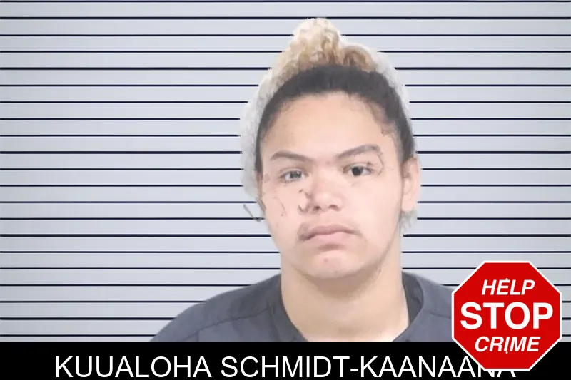 Kuualoha Schmidt-Kaanaana mugshot