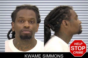 Kwame Simmons mugshot