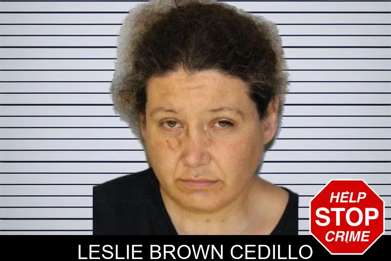 Leslie Brown Cedillo mugshot