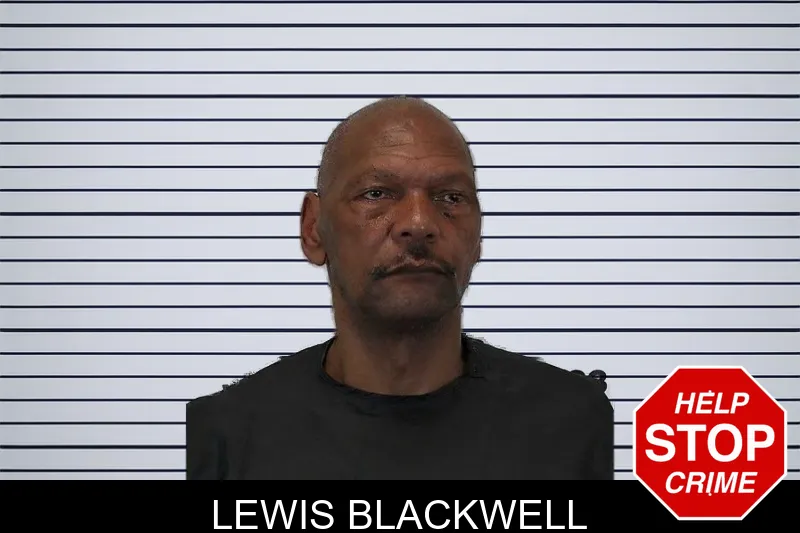 Lewis Blackwell mugshot