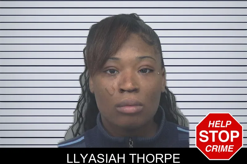 Llyasiah Thorpe mugshot