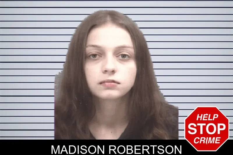 Madison Robertson mugshot