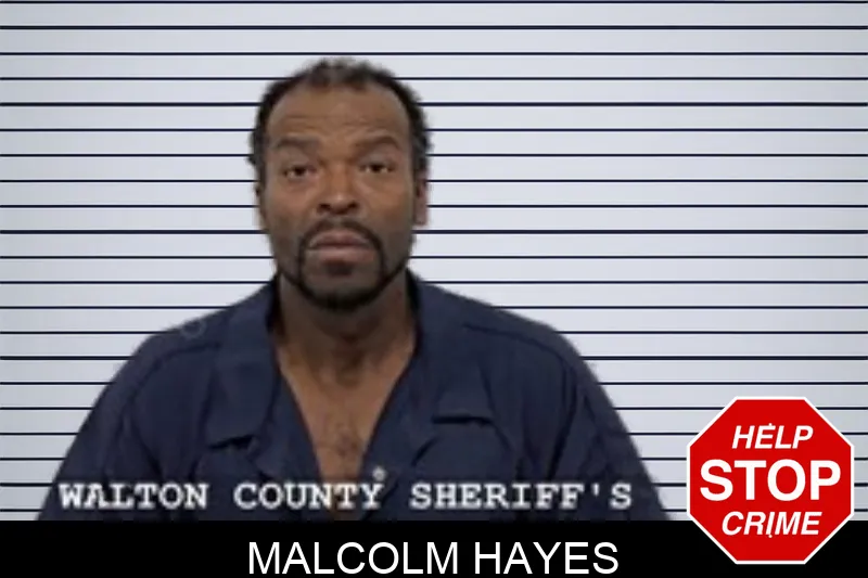 Malcolm Hayes mugshot