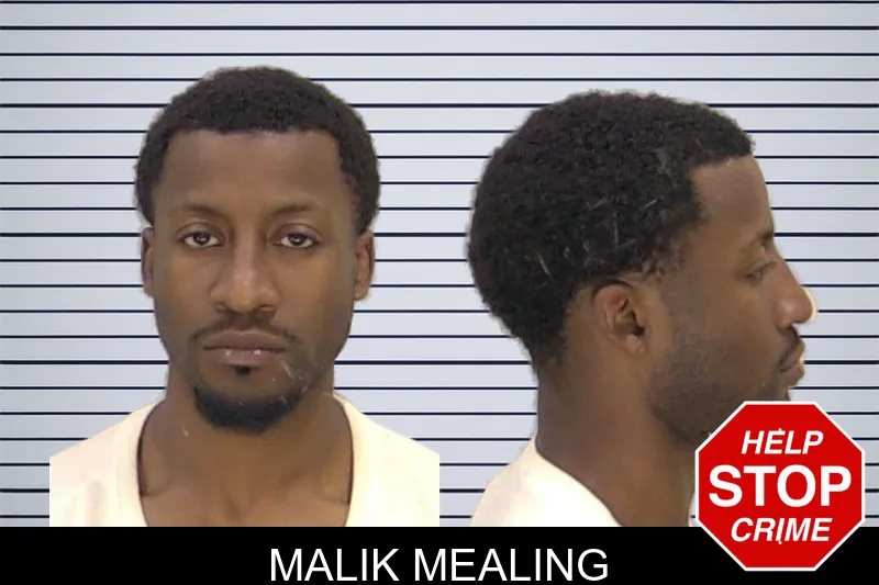 Malik Mealing mugshot