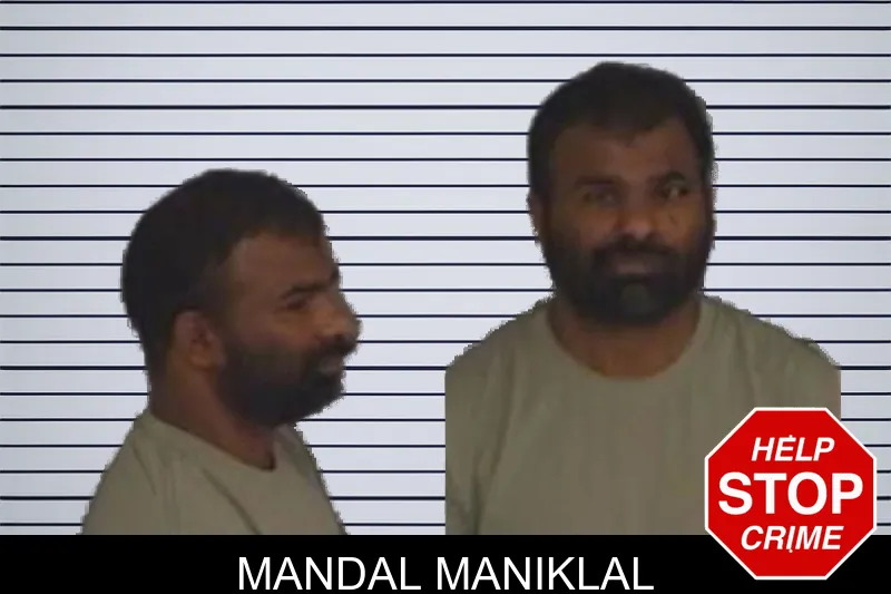 Mandal Maniklal mugshot