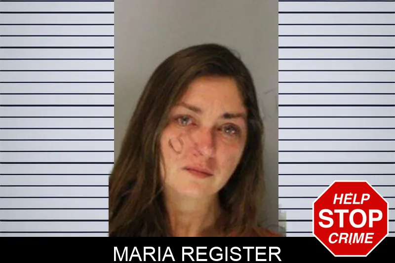 Maria Register mugshot