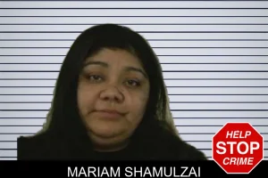 Mariam Shamulzai mugshot