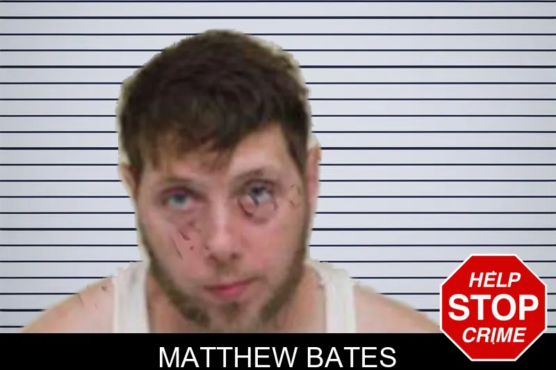 Matthew Bates mugshot