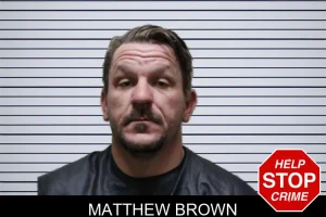 Matthew Brown mugshot