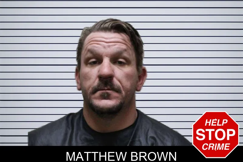 Matthew Brown mugshot