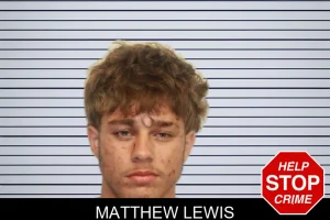 Matthew Lewis mugshot