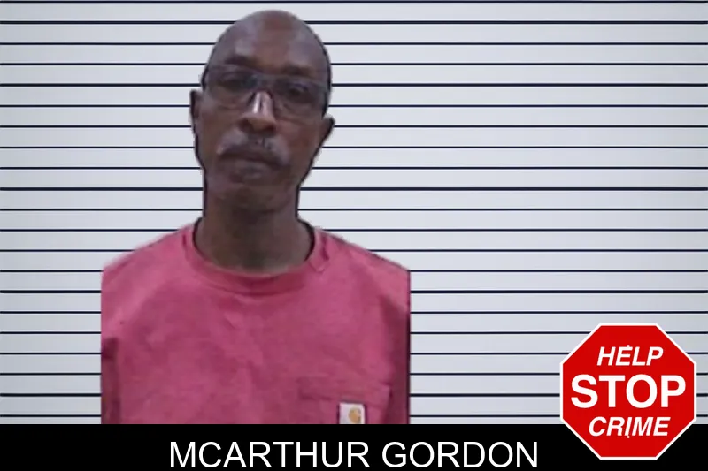 McArthur Gordon mugshot