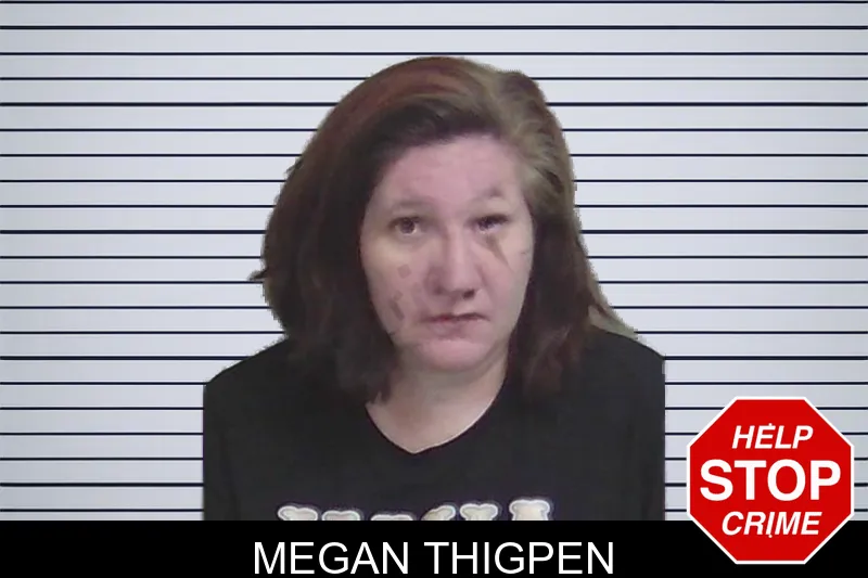 Megan Thigpen mugshot