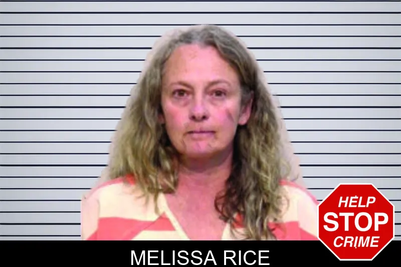 Melissa Rice mugshot