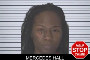 Mercedes Hall mugshot