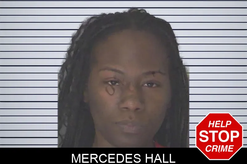 Mercedes Hall mugshot