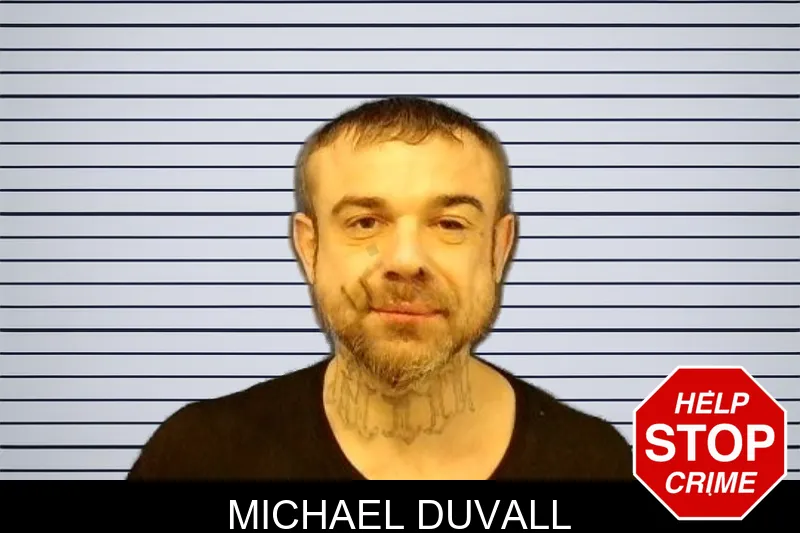 Michael Duvall mugshot