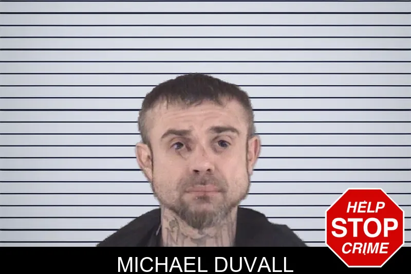 Michael Duvall mugshot