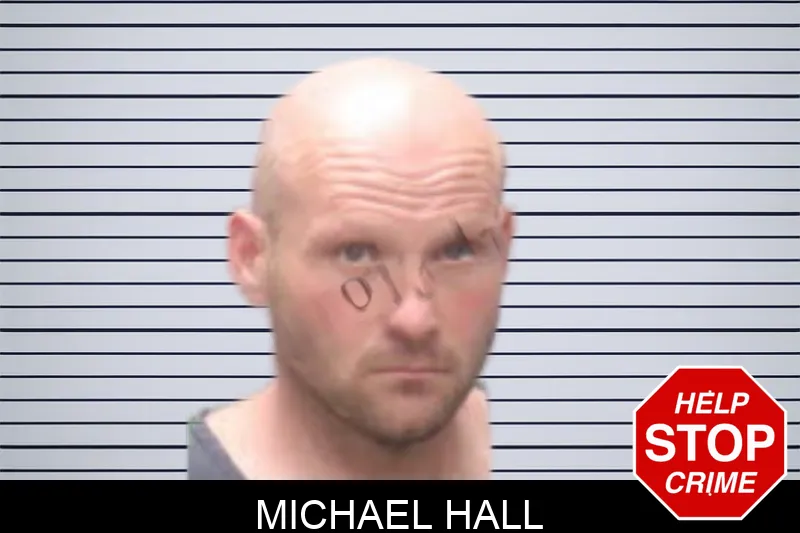 Michael Hall mugshot