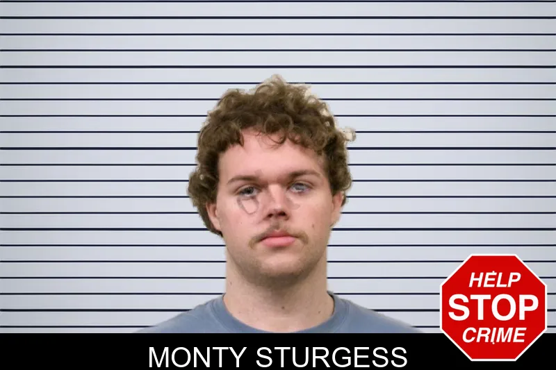 Monty Sturgess mugshot