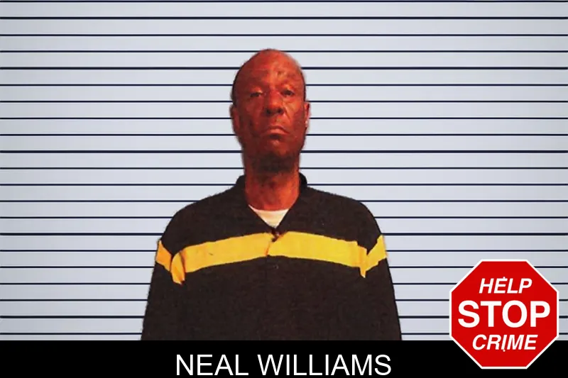 Neal Williams mugshot