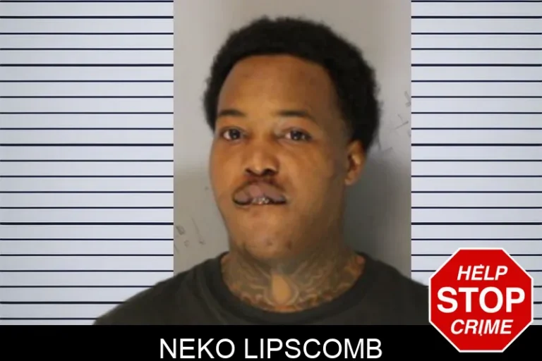 Neko Lipscomb mugshot – Hall County , Georgia Neko Lipscomb