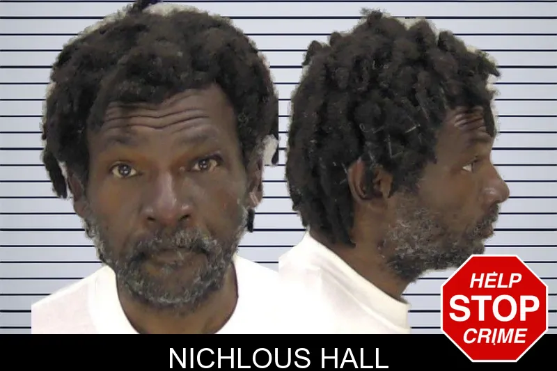 Nichlous Hall mugshot