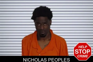 Nicholas Peoples mugshot