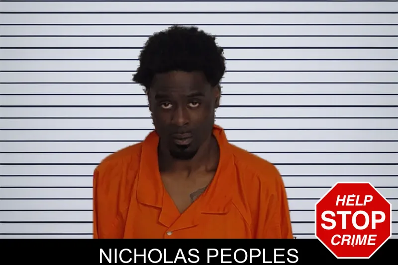 Nicholas Peoples mugshot