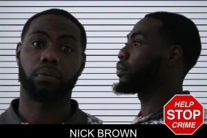 Nick Brown mugshot