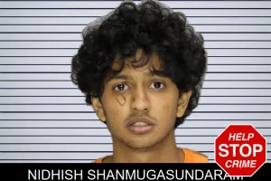 Nidhish Shanmugasundaram mugshot