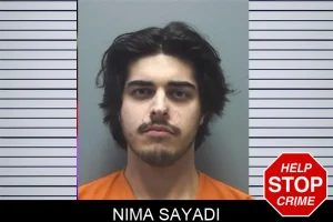 Nima Sayadi mugshot