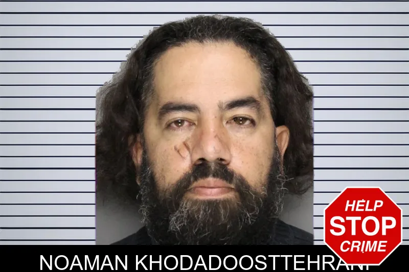 Noaman Khodadoosttehrani mugshot