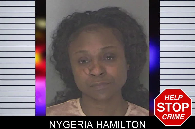 Nygeria Hamilton mugshot