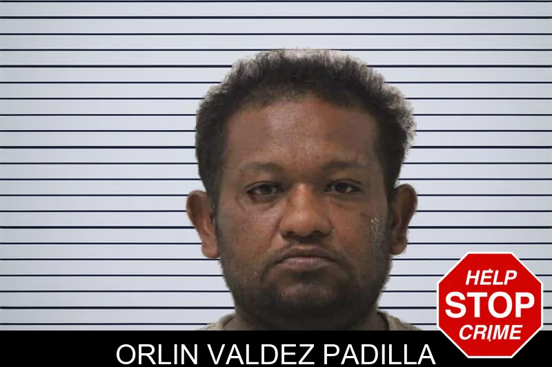 Orlin Valdez Padilla mugshot