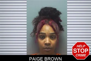 Paige Brown mugshot