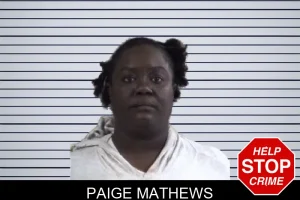 Paige Mathews mugshot