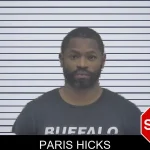 Paris Hicks mugshot
