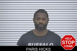 Paris Hicks mugshot