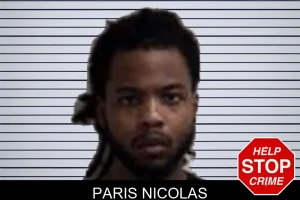 Paris Nicolas mugshot