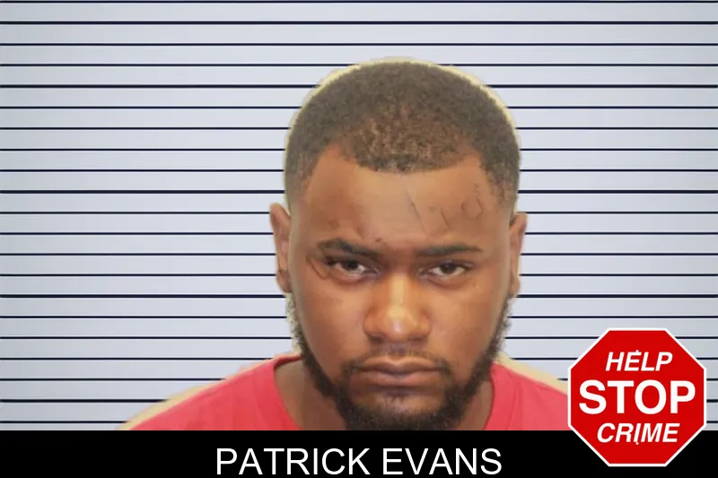 Patrick Evans mugshot
