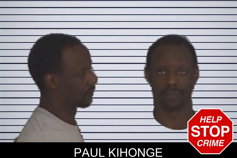 Paul Kihonge mugshot