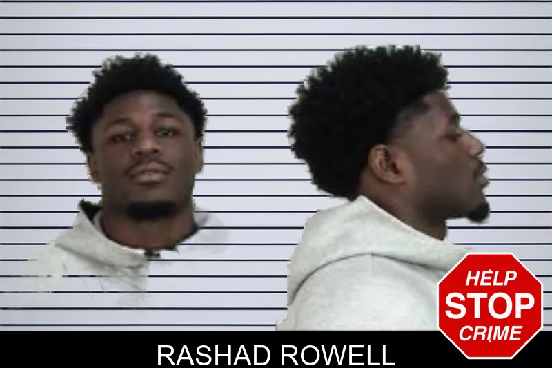 Rashad Rowell mugshot