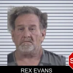 Rex Evans mugshot