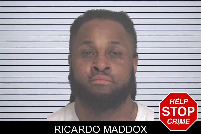 Ricardo Maddox mugshot