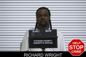 Richard Wright mugshot