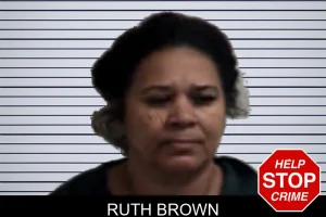 Ruth Brown mugshot