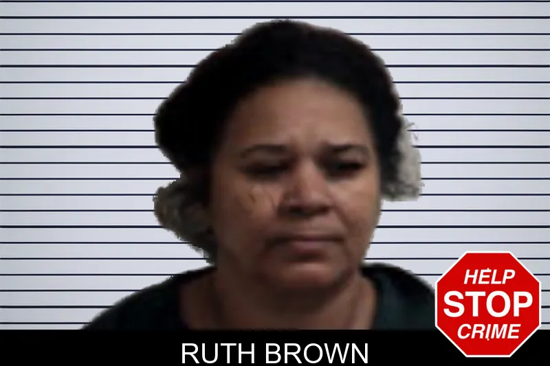 Ruth Brown mugshot