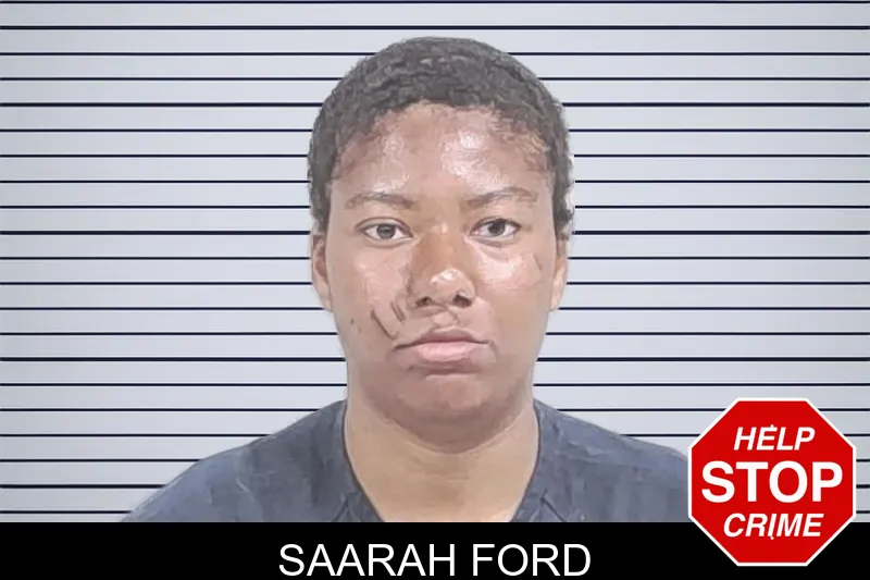 Saarah Ford mugshot